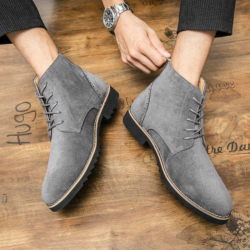 Men's Leather Fashion Outdoor Boots