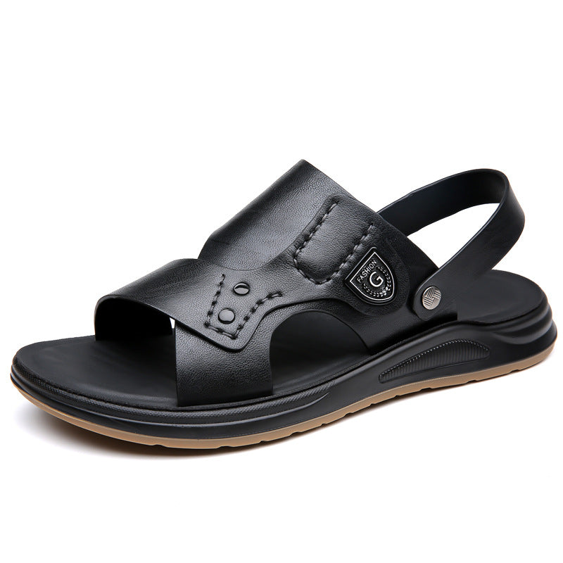 Men's Wear-Resistant Leather Non-Slip Sandals