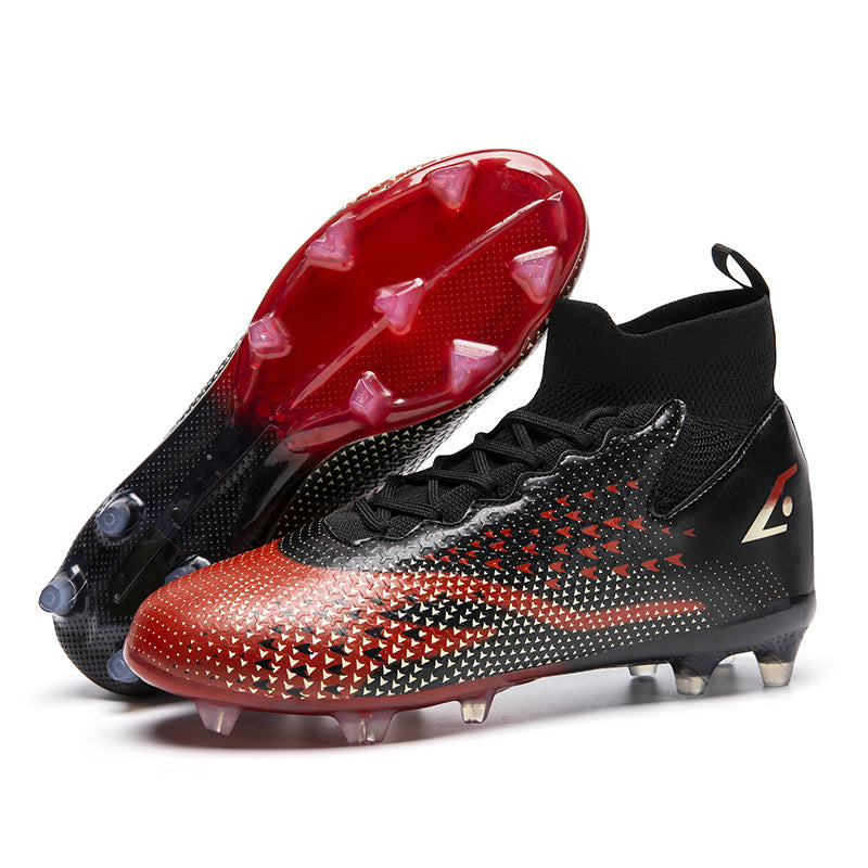 Men's Fly-Woven Football High-Top Sports Shoes