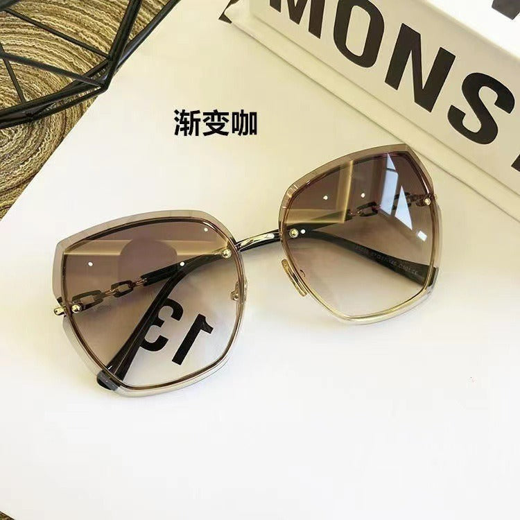 Women's Big Frame UV Protection Fashion Sunglasses