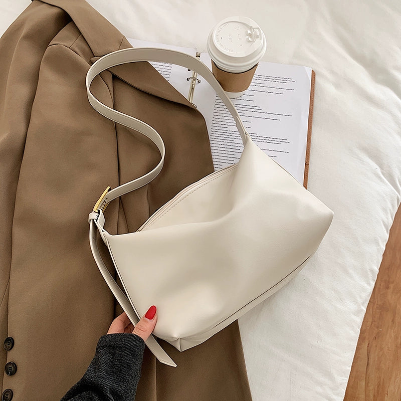 Women's Leather Trendy Shoulder Bag