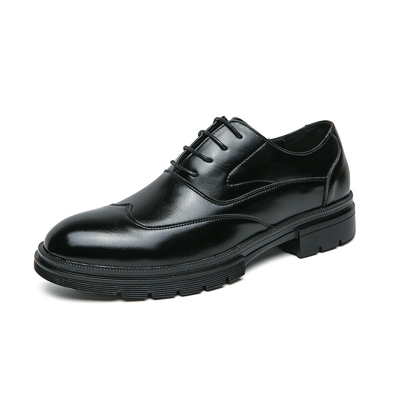 Men's Lace-up British Style Wedding Shoes