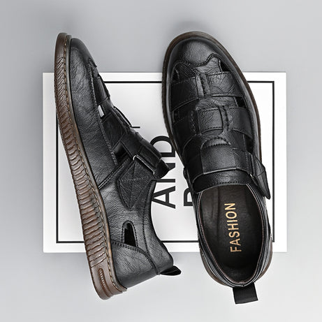 Men's Leather Fashion Trendy Casual Sandals