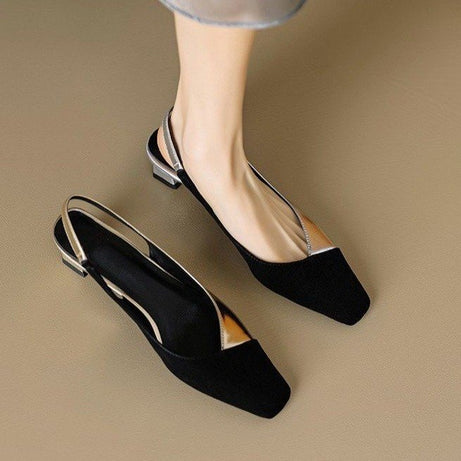 Women's Casual Temperament Thick Heel Shoes