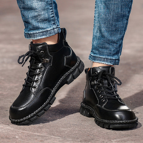 Men's Leather Trend Outdoor Martin Boots