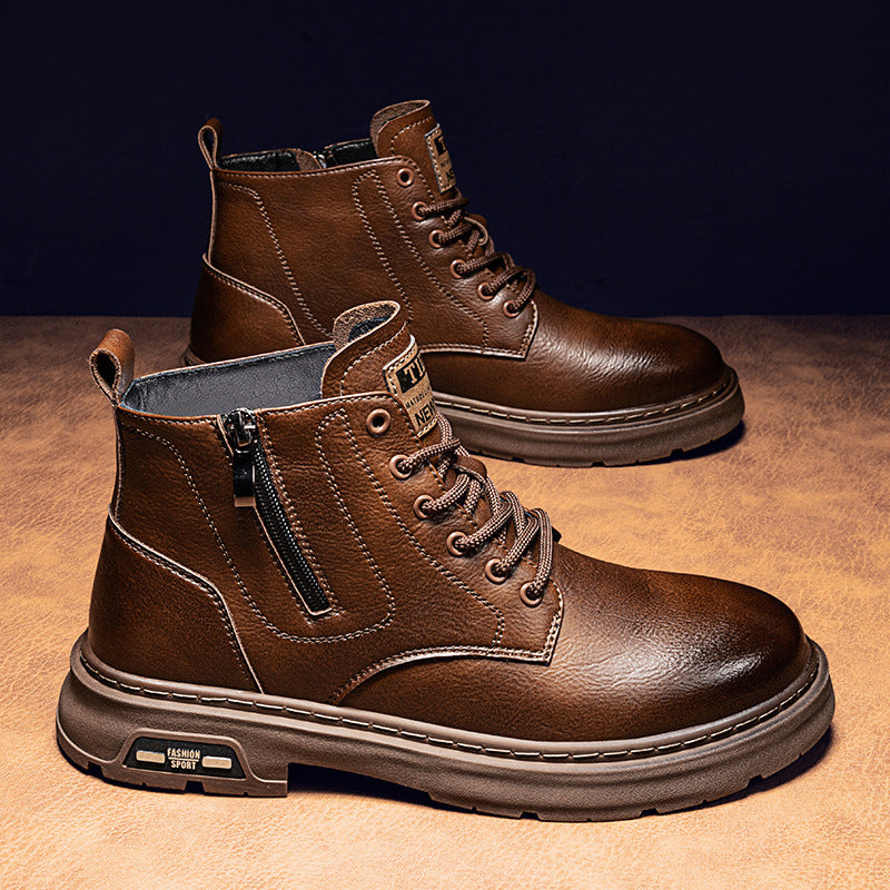 Men's British Style High-Top Martine Boots