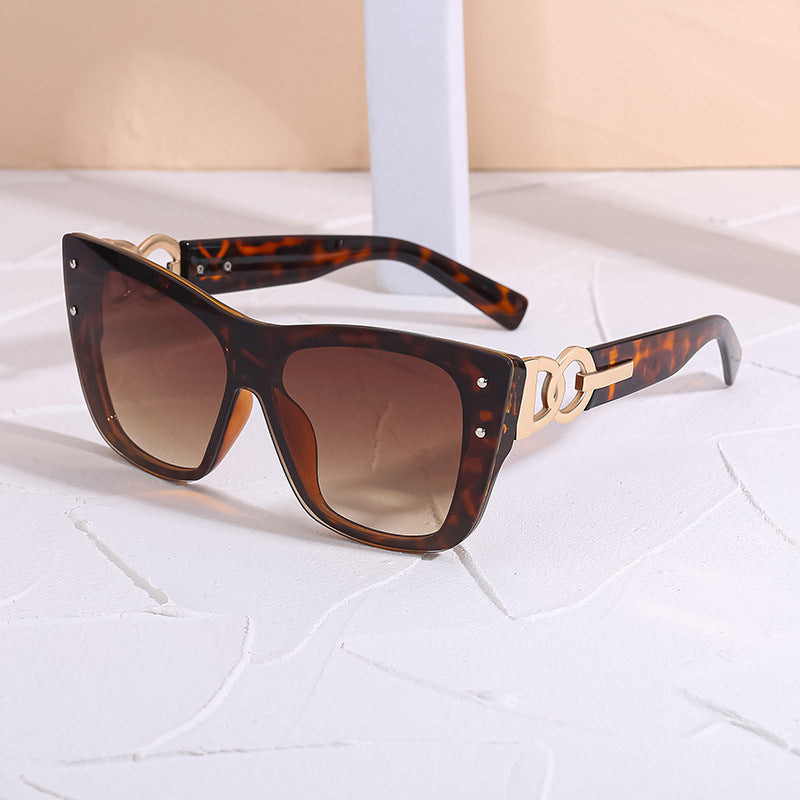 Women's Cat Eye Fashion Large Frame Sunglasses