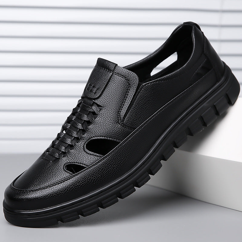 Men's Fashion Leather Sandal Shoes