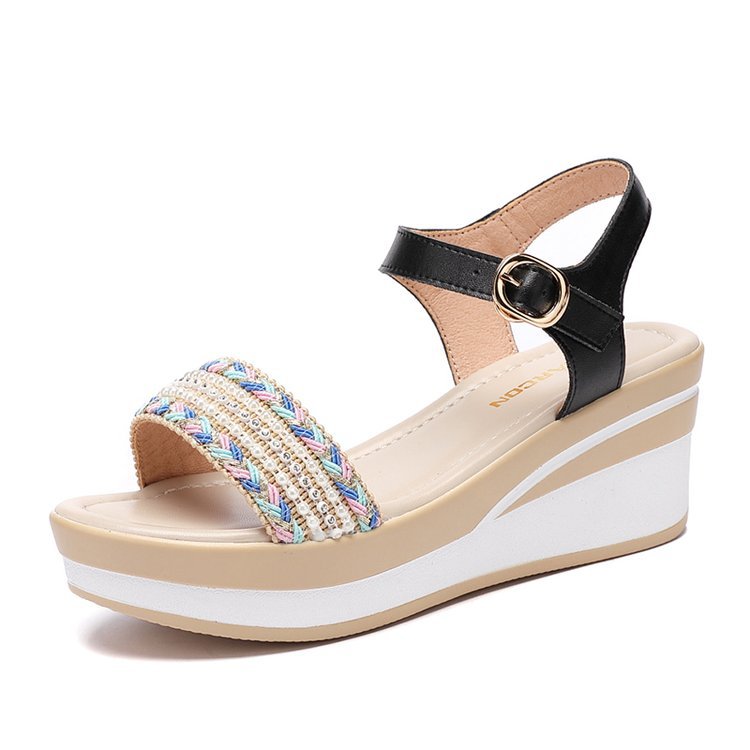 Women's High Heel Platform Roman Sandal