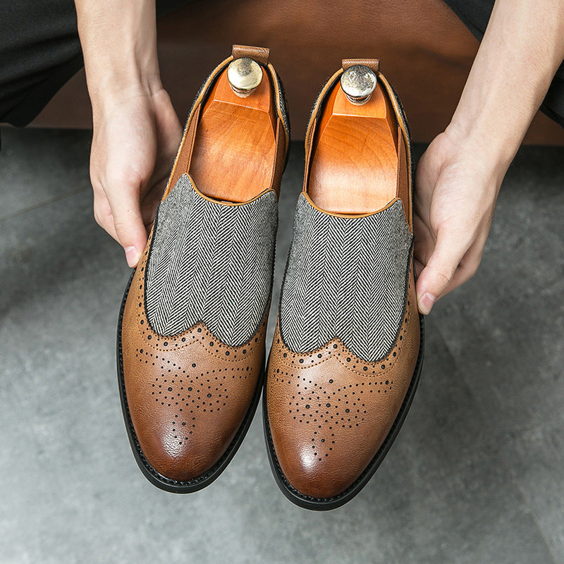 Men's British Style Fashion Leather Shoes