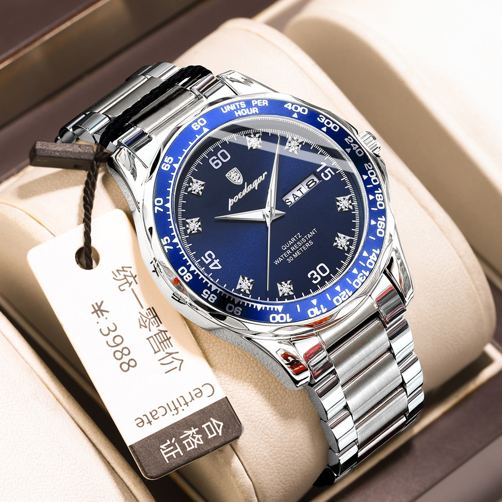 Men's Waterproof Luminous Quartz Watch