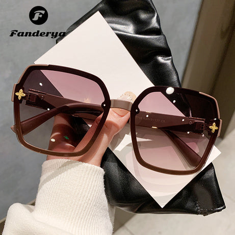 Women's Large Frame Fashion Trend Sunglasses