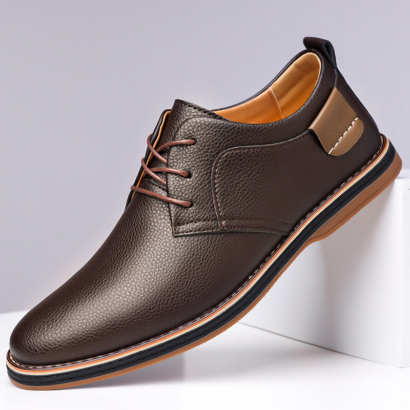 Men's Leather British Style Casual Shoes