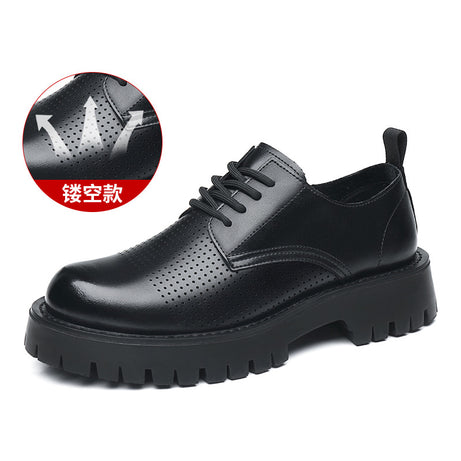 Men's Leather Fashion Trendy Martin Boots