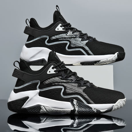 Men's Breathable High-Top Basketball Sports Shoes (In Stock)