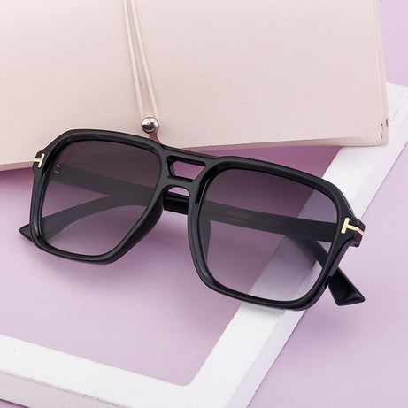 Women's Large Frame Fashion Trendy Sunglasses