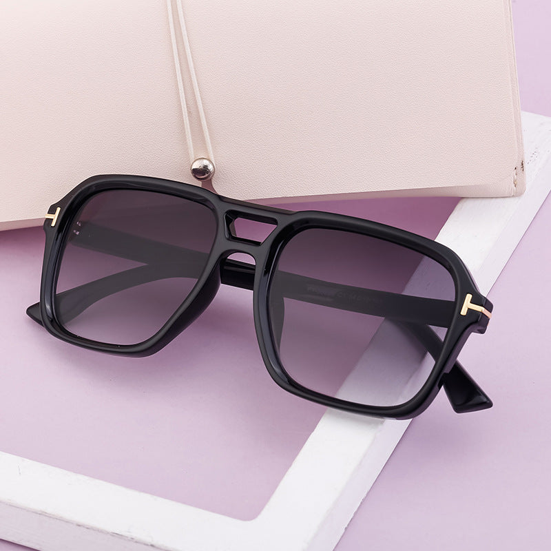Women's Large Frame Fashion Trendy Sunglasses
