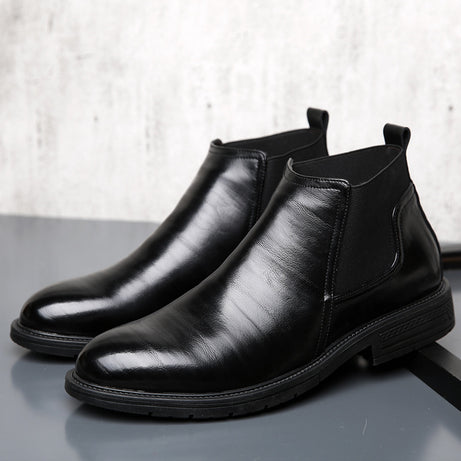 Men's Leather Fashion Trendy Chelsea Boots