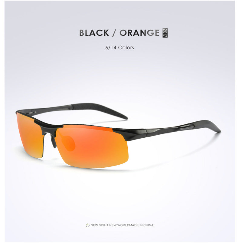Men's Color-changing Sports Aluminum Polarized Sunglasses