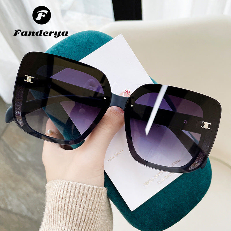 Women's Large Frame UV-proof Sunglasses