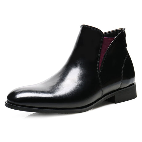 Men's Leather First Layer Cowhide Chelsea Boots