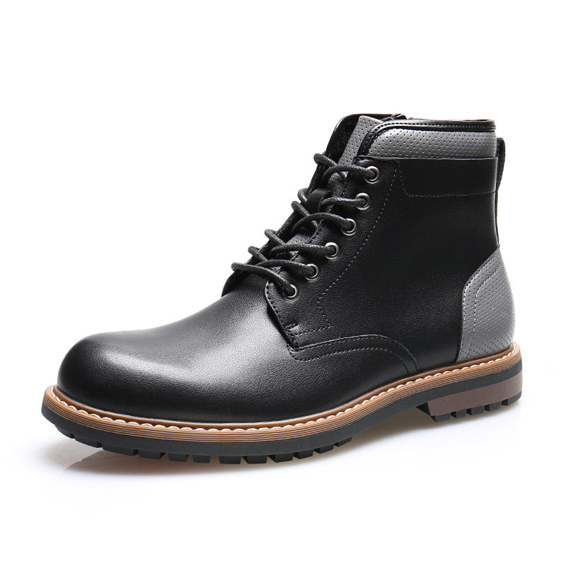 Men's Lace-Up British Style Martin Boots