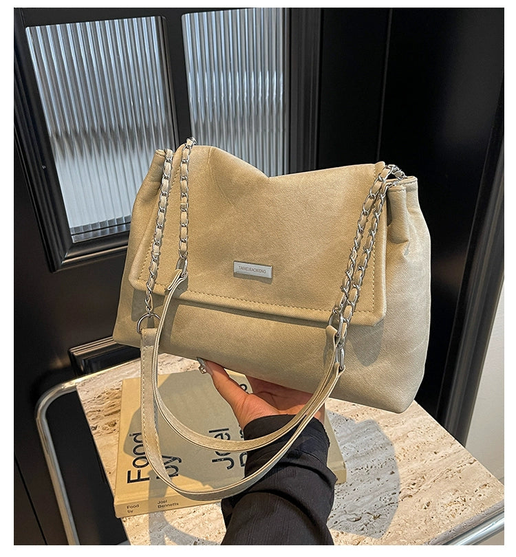 Women's Leather Trendy Versatile Shoulder Bag