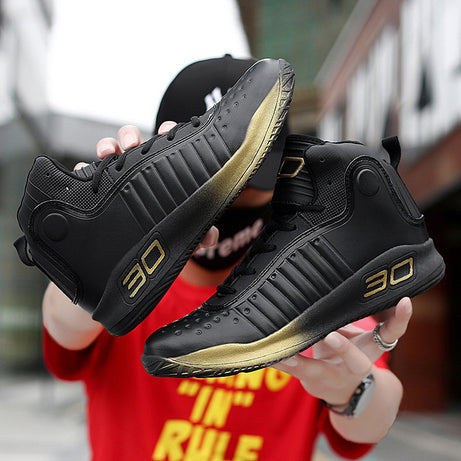 Men's Microfiber High-Top Sports Shoes