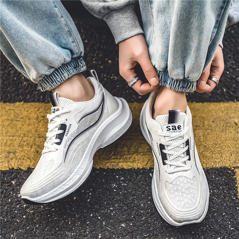 Men's Fashion Trend Fly-Woven Outdoor Running Shoes