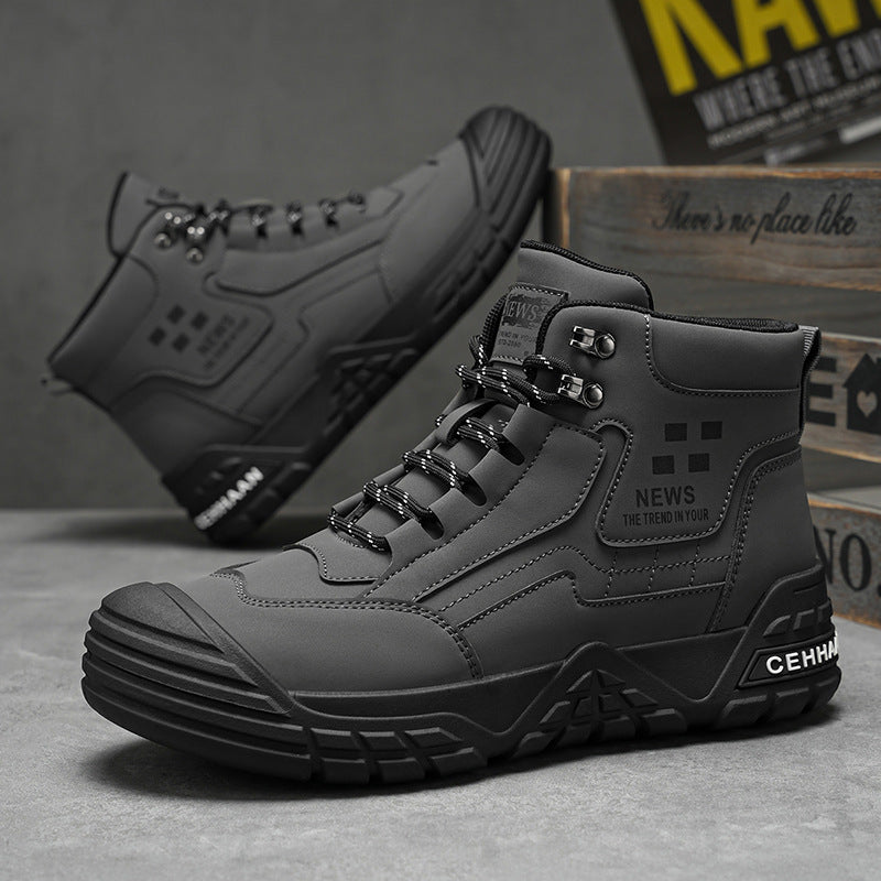 Men's Fashion Trendy Martin Boots British Casual Shoes