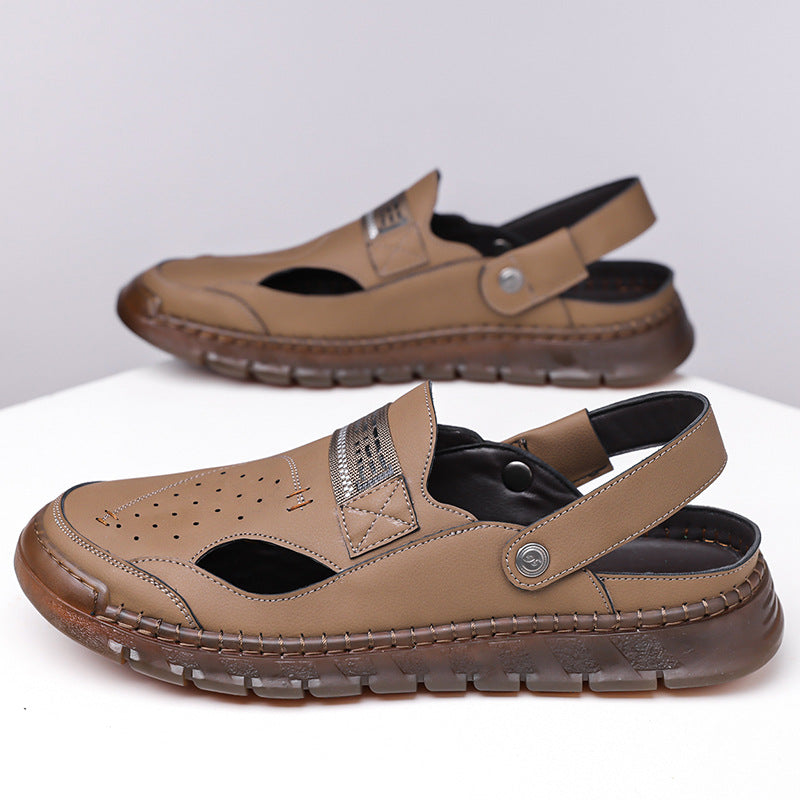 Men's Leather Trendy Casual Sandals