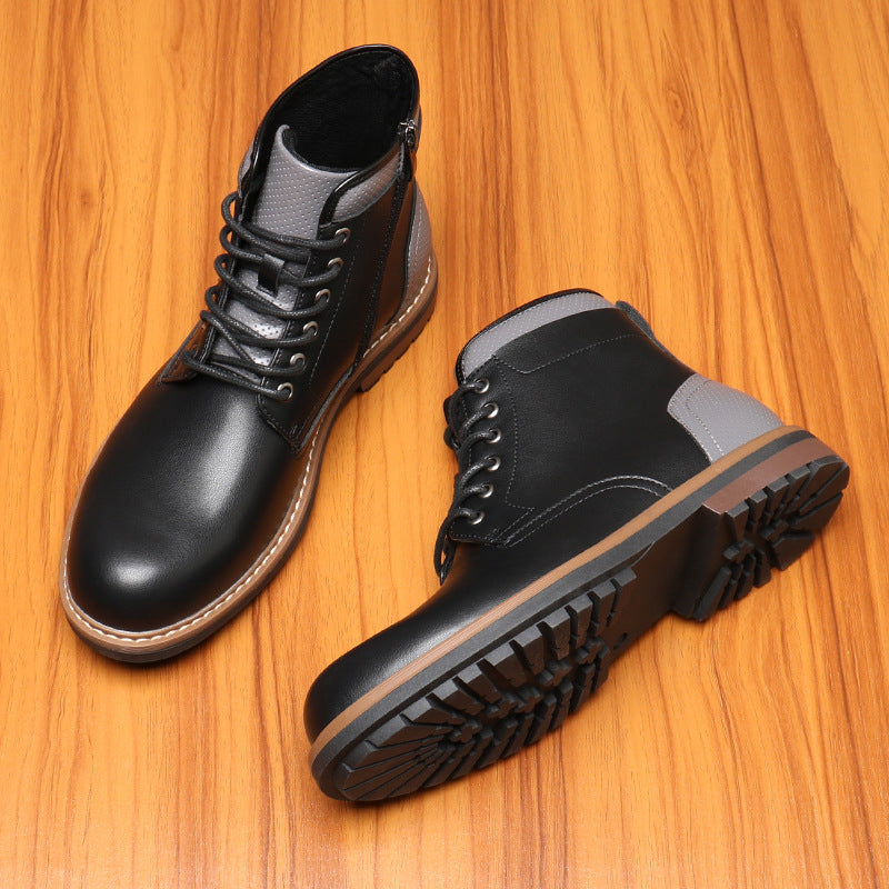 Men's Lace-Up British Style Martin Boots