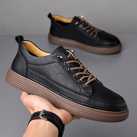 Men's Leather Trendy Versatile Casual Shoes