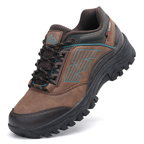 Men's Leather Outdoor Trendy Hiking Shoes