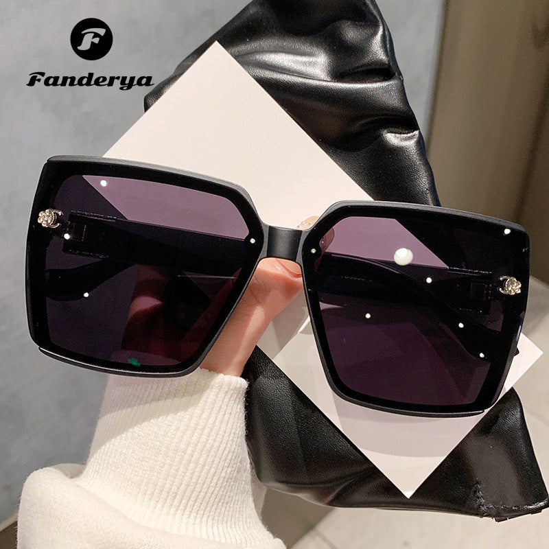 Women's High-end Ins Wind Anti-ultraviolet Sunglasses