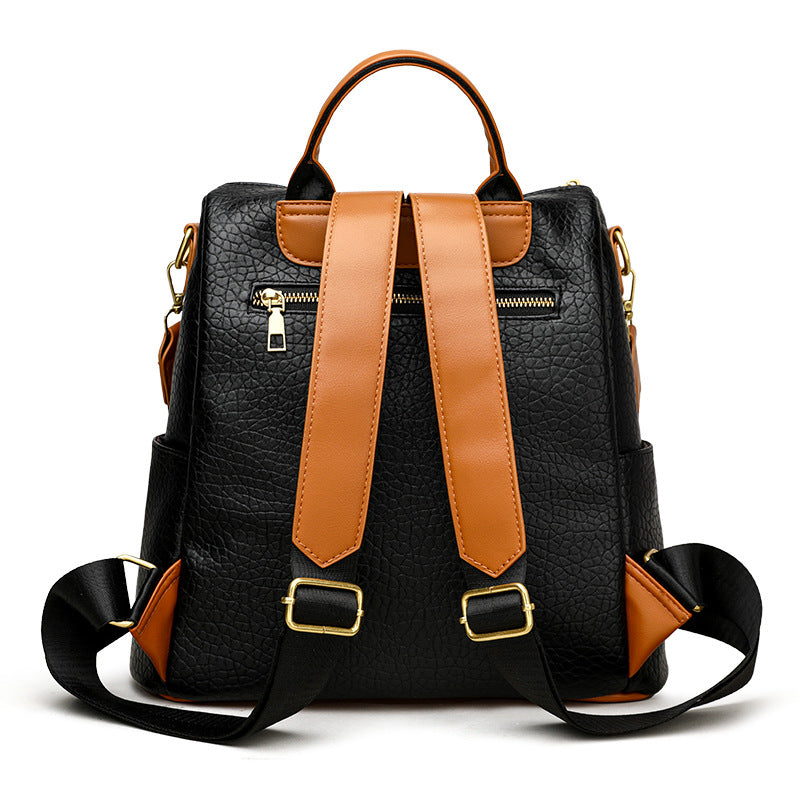 Women's Leather Multi Functional Backpack