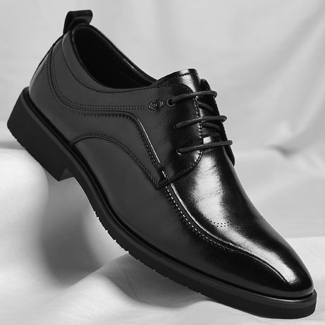 Men's Leather Fashion Trend British Style Casual Shoes