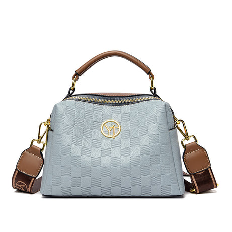 Women's Leather Trendy Square Classic Bag