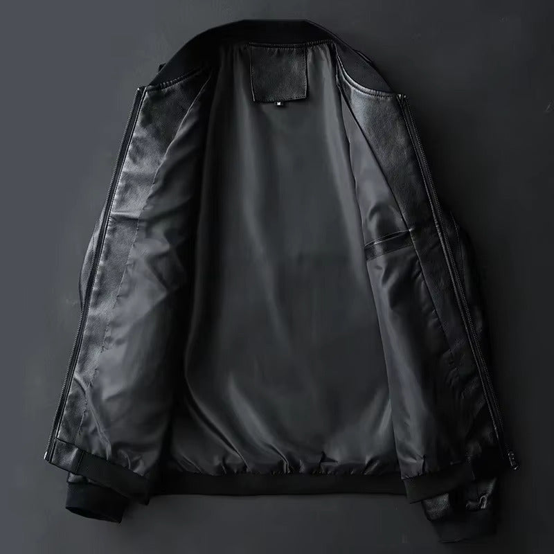Men's PU Leather Trendy Casual Winter Jacket (In Stock)