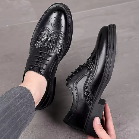 Men''s Leather British Style Casual Shoes