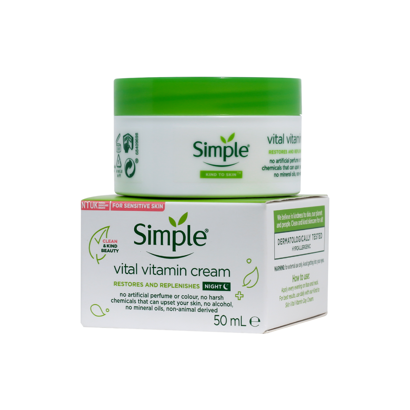 Simple Kind To Vital Vitamin Night Cream 50ml