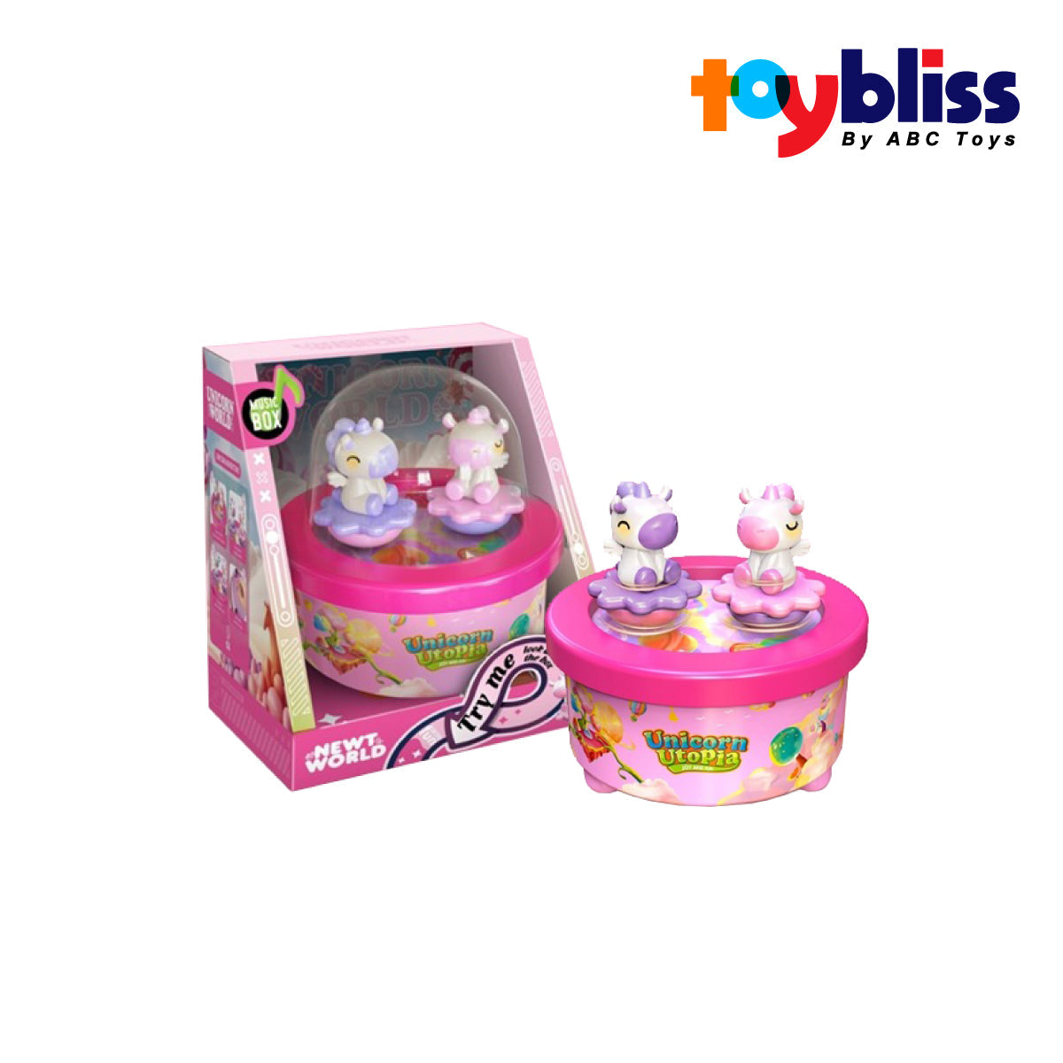 Toybliss Unicorn Music Box (2067B), Ages 3+