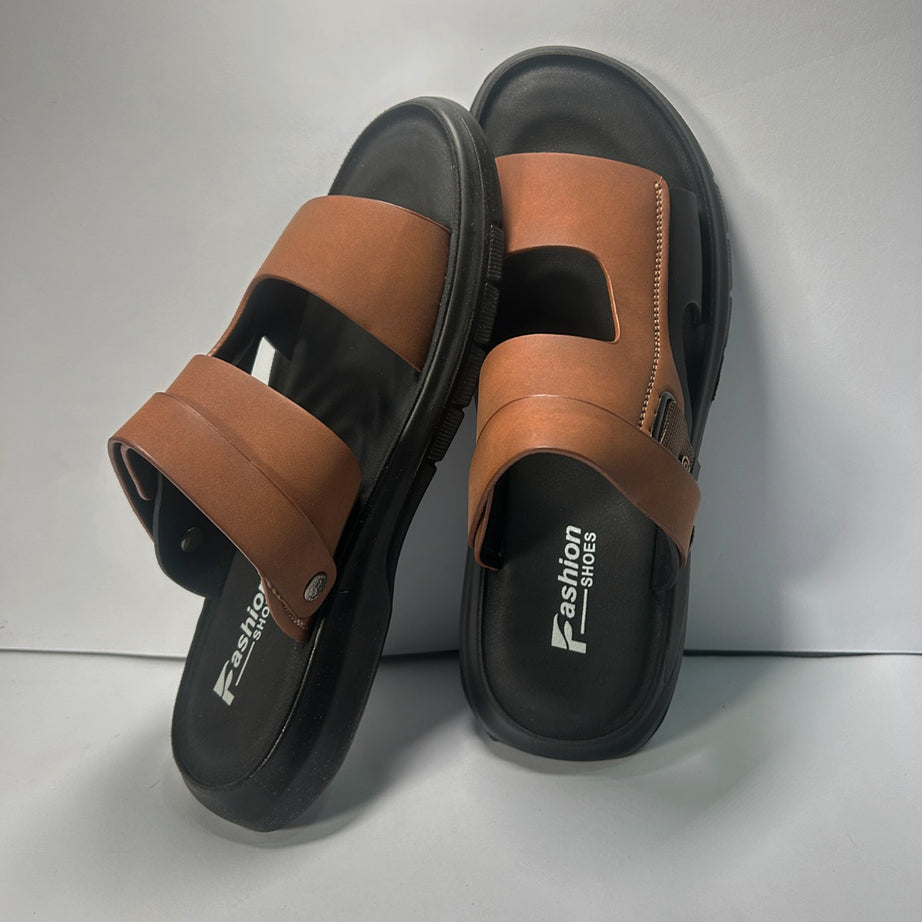 Men's Leather Soft Bottom Casual Sandals
