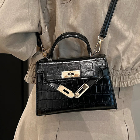 Women's Crocodile Pattern Fashion Bag | Trendy Shoulder Bag