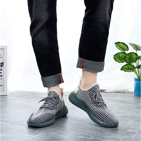 Men's Breathable Flying Woven Casual Shoes