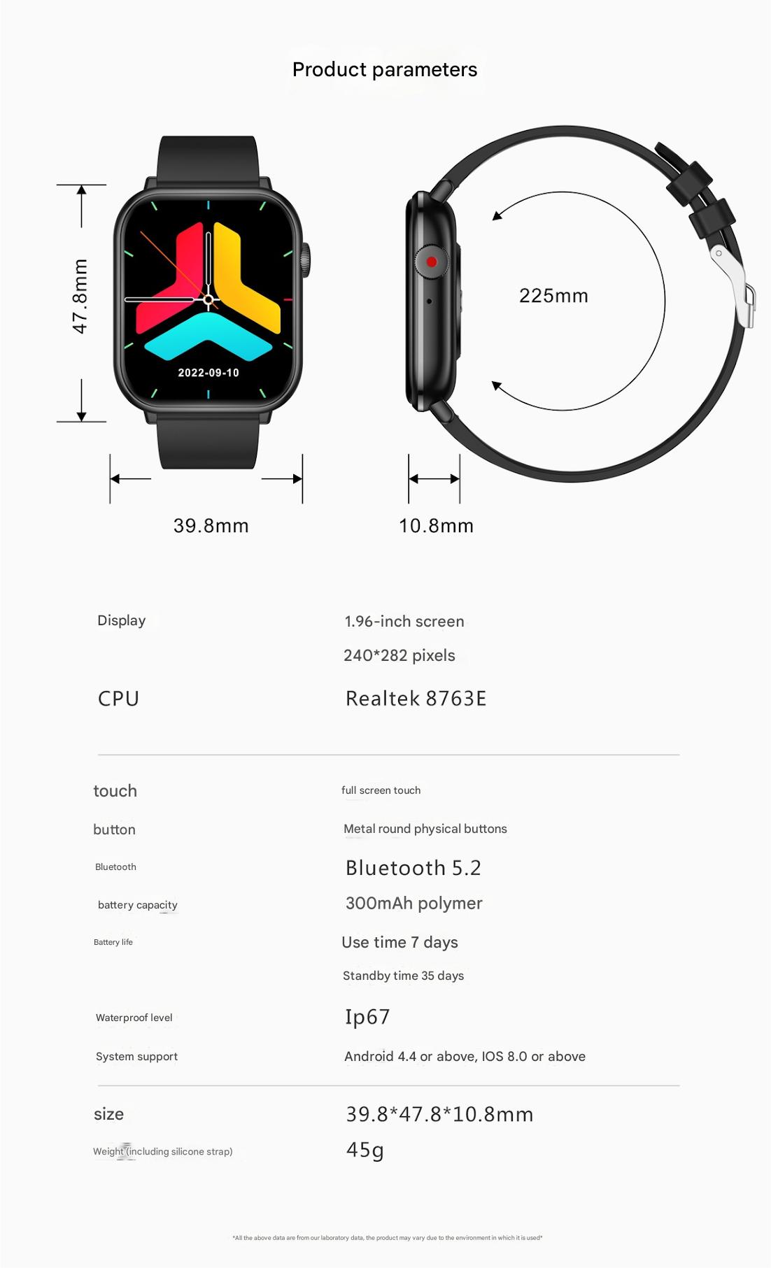 Sports Watch QX9 Bluetooth Call Smart Watch