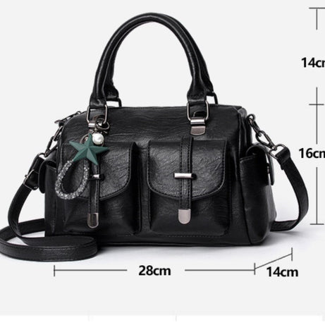 Women's Fashion Handbag Soft Leather Large Capacity Bag