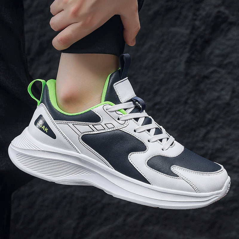 Men's Leather Fashionable Running Shoes