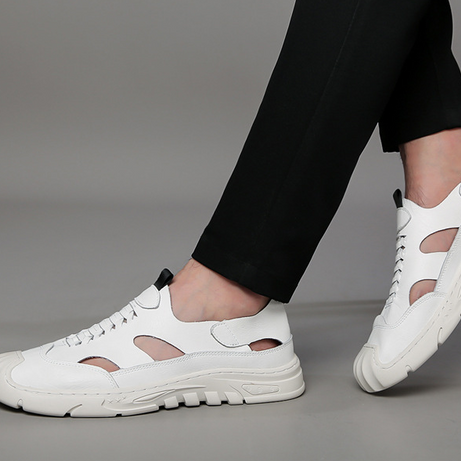 Men's Breathable Outside Wear Hollow Sandals