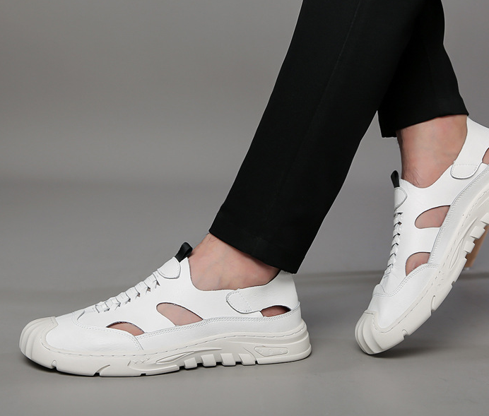 Men's Breathable Outside Wear Hollow Sandals